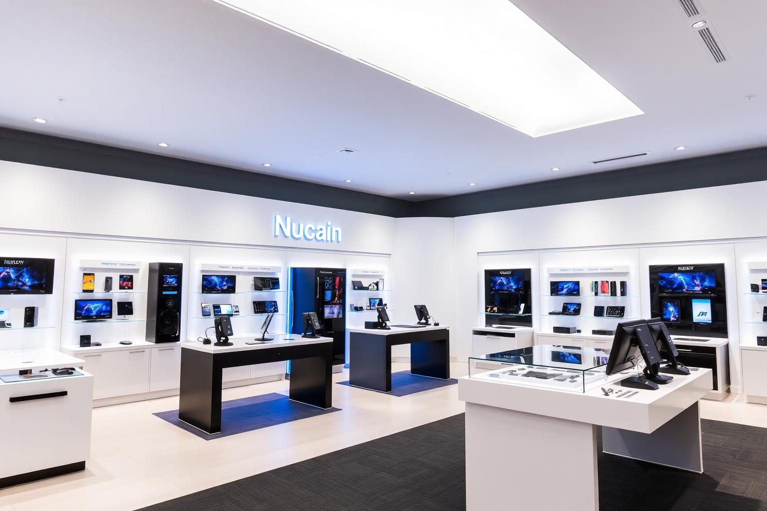Modern telecom store
